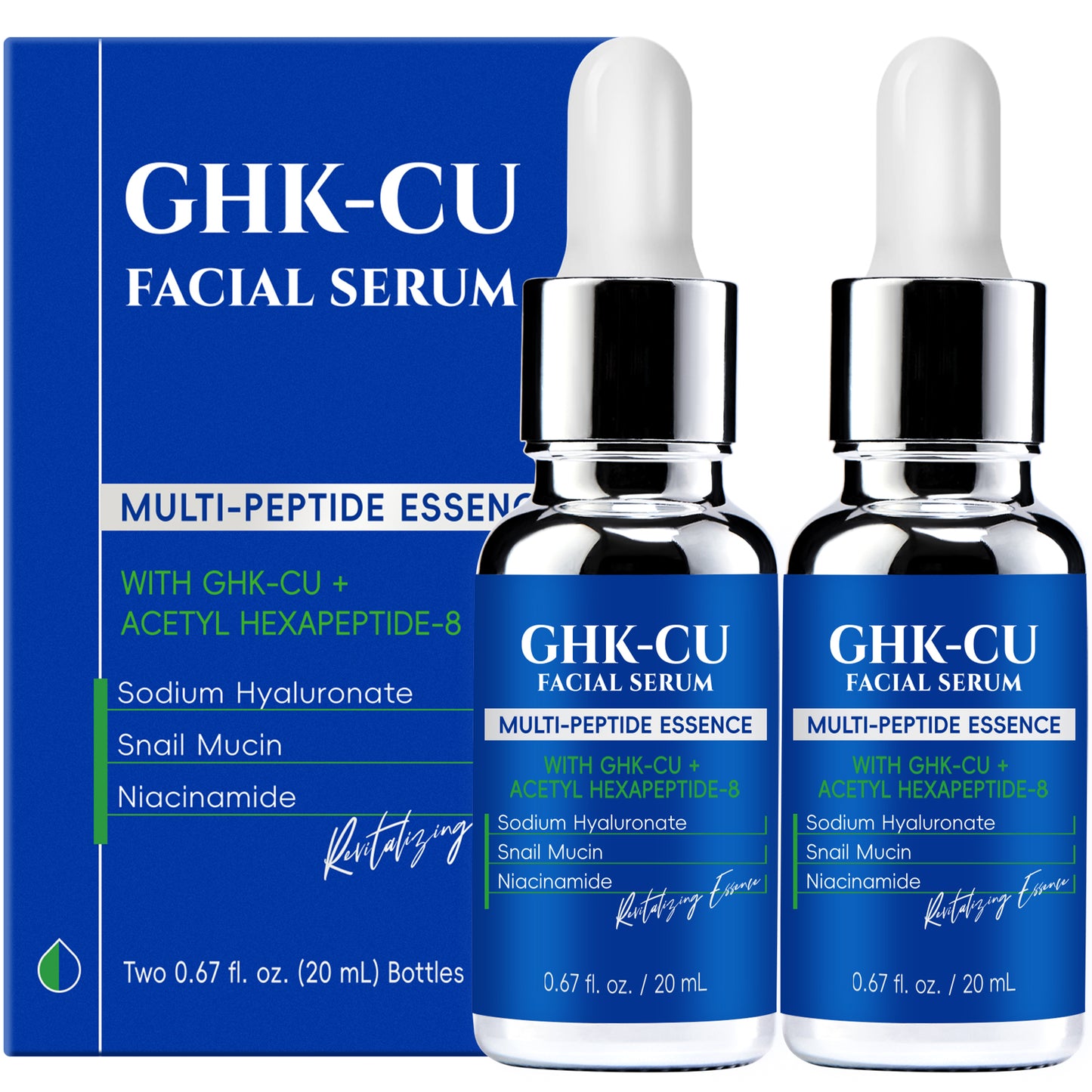 1. LANGCCI GHK-Cu Copper Peptides Serum for Face | Intelligent Multi-Peptide System